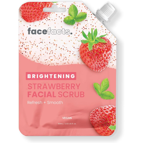 FACE FACTS FACIAL SCRUB STRAWBERRY 60ML 1X12