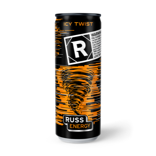 RUSS ENERGY ICY TWIST 355ML 1X24