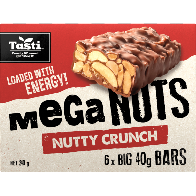 Tasti Meganuts Nutty Crunch 40g 1x6