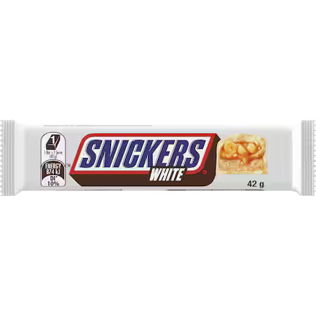 MARS MEDIUM BAR SNICKERS WHITE 42G 1X20 (Clearance)