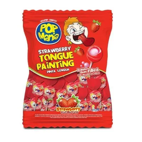 RICLAN POP MANIA STRAWBERRY TONGUE PAINTING14G 1X48