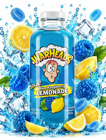 WARHEADS BLUE RASPBERRY LEMONADE 473ML 1X12