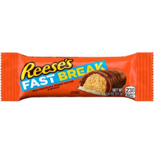 REESES PEANUT BUTTER BARS FAST BREAK 1.8OZ 51G 1X18