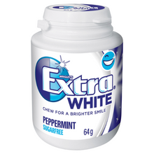 WRIGLEY'S EXTRA WHITE PEPPERMINT BOTTLE 64G 1X6