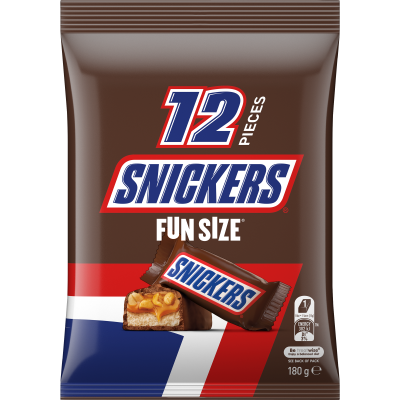 MARS SNICKERS CHOCOLATE SHARE PACK FUNSIZE 180G