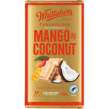 WHITTAKER'S BLOCK MANGO & COCONUT 250G 1X12