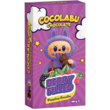 COCOLABU FILLED CHOCOLATE WITH POPPING CANDY BERRY 100G