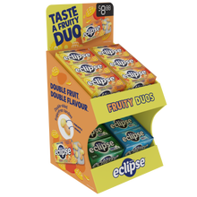 WRIGLEY ECLIPSE FRUITY DUOS PINEAPPLE & MANGO CDU 40G 1X84