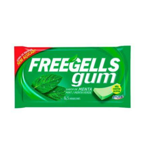 SUGAR FREE CHEWING GUM FREEGELLS GUM MINT 1X15