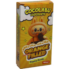 COCOLABU FILLED CHOCOLATE WITH POPPING CANDY ORANGE 100G