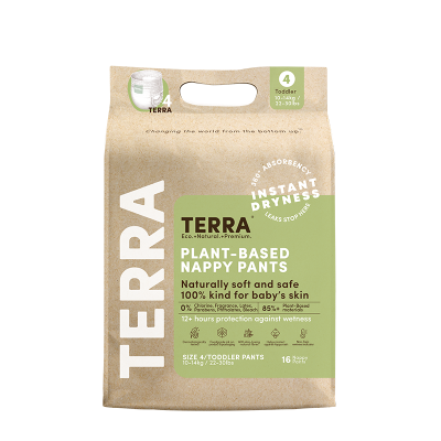 TERRA ECO NAPPIES PANTS TODDLER 16'S 1X8