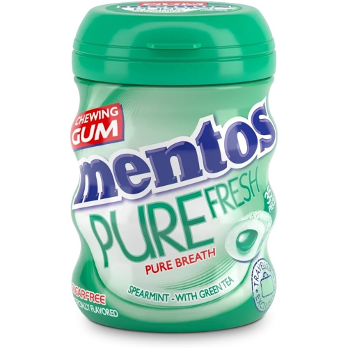MENTOS PURE FRESH GUM SPEARMINT 50 PIECE 1X6