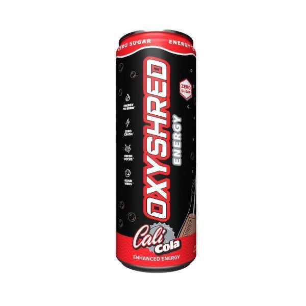 OXYSHRED ENERGY CALI COLA CAN 355ML 1X12