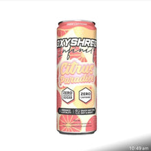 OXYSHRED ENERGY CITRUS PARADISE CAN 355ML 1X12