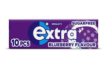 WRIGLEY'S EXTRA BLUEBERRY FLAVOUR SUGAR FREE CHEWING GUM 14G 1X30