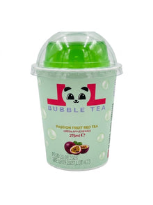 LOL BUBBLE TEA PASSION FRUIT RED TEA FLAVOUR GREEN APPLE 275ML 1X10