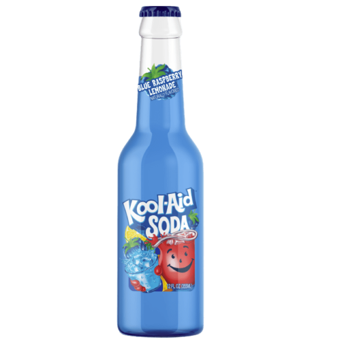 KOOL AID BLUE RASPBERRY LEMONADE SODA 355ML 1X12