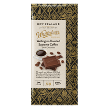 WHITTAKER'S ARTISAN BLOCK WELLINGTON CHOCOLATE ROASTED SUPREME COFFEE100G 1X20