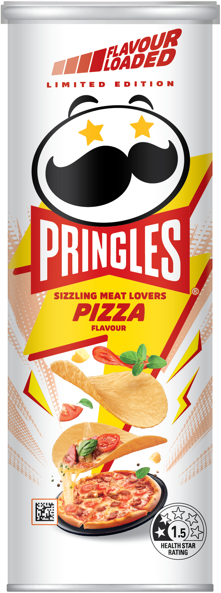 PRINGLES MEAT LOVERS PIZZA BBQ 134G 1X12