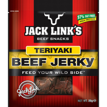 JACK LINKS JERKY TERIYAKI 25G 1X10