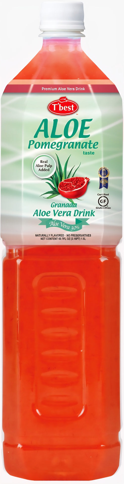 T'BEST ALOE VERA DRINK POMEGRANATE 1.5L X12