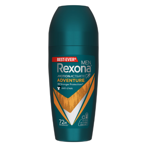 REXONA MEN ROLL ON DEODORANT ADVENTURE 45ML 1X6 (Clearance)