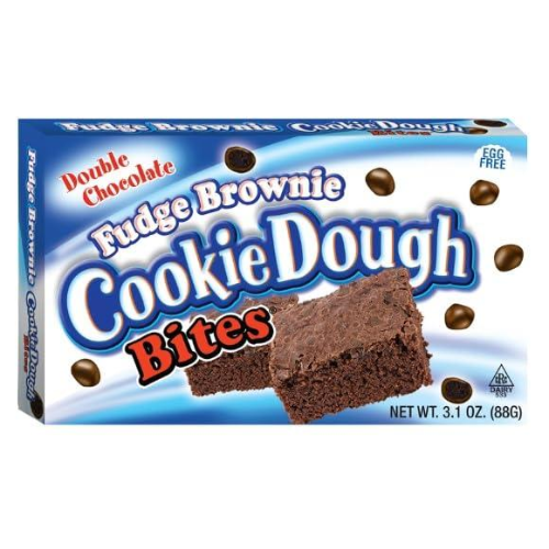 COOKIE DOUGH BITES FUDGE BROWNIE THEATRE BOX 88G 1X12