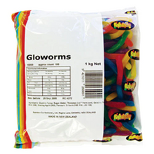 RAINBOW - SOUR GLOWORMS 1KG 1X6