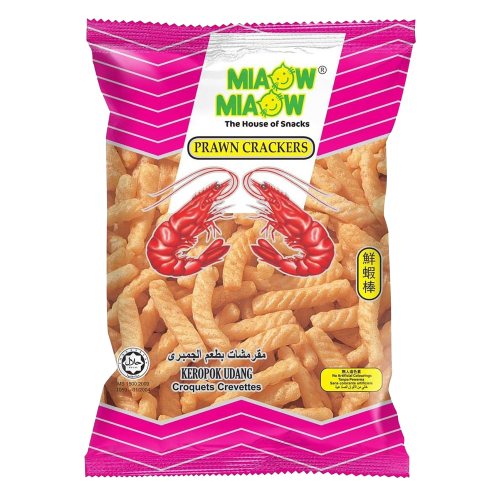 MIAOWI MIAOWI PRAWN CRACKERS 50G 1X60
