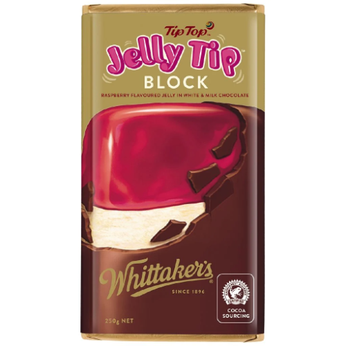 WHITTAKER'S BLOCK JELLY TIP 250G 1X12
