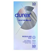 DUREX CONDOMS INVISIBLE CLOSE FIT PK10