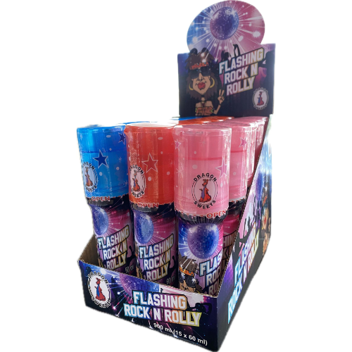 DRAGON NOVELTY FLASHING ROCK N ROLLY 60 ML 1X15 (Clearance)
