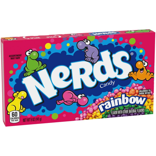 WONKA NERDS RAINBOW VIDEO 141G 1X12
