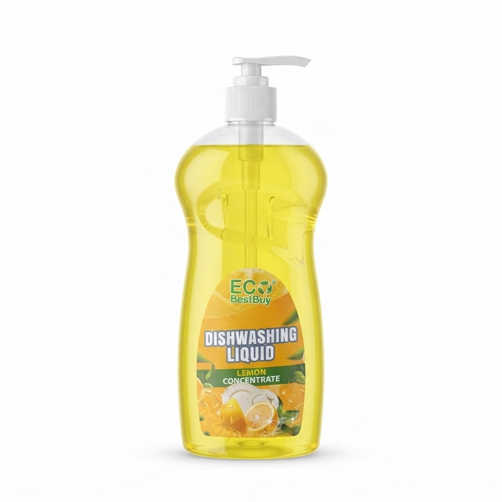 ECO BEST BUY CHEMICAL DISH WASHING LIQUID LEMON 1 LTR