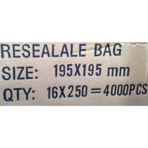 ZIP BAG 195X195